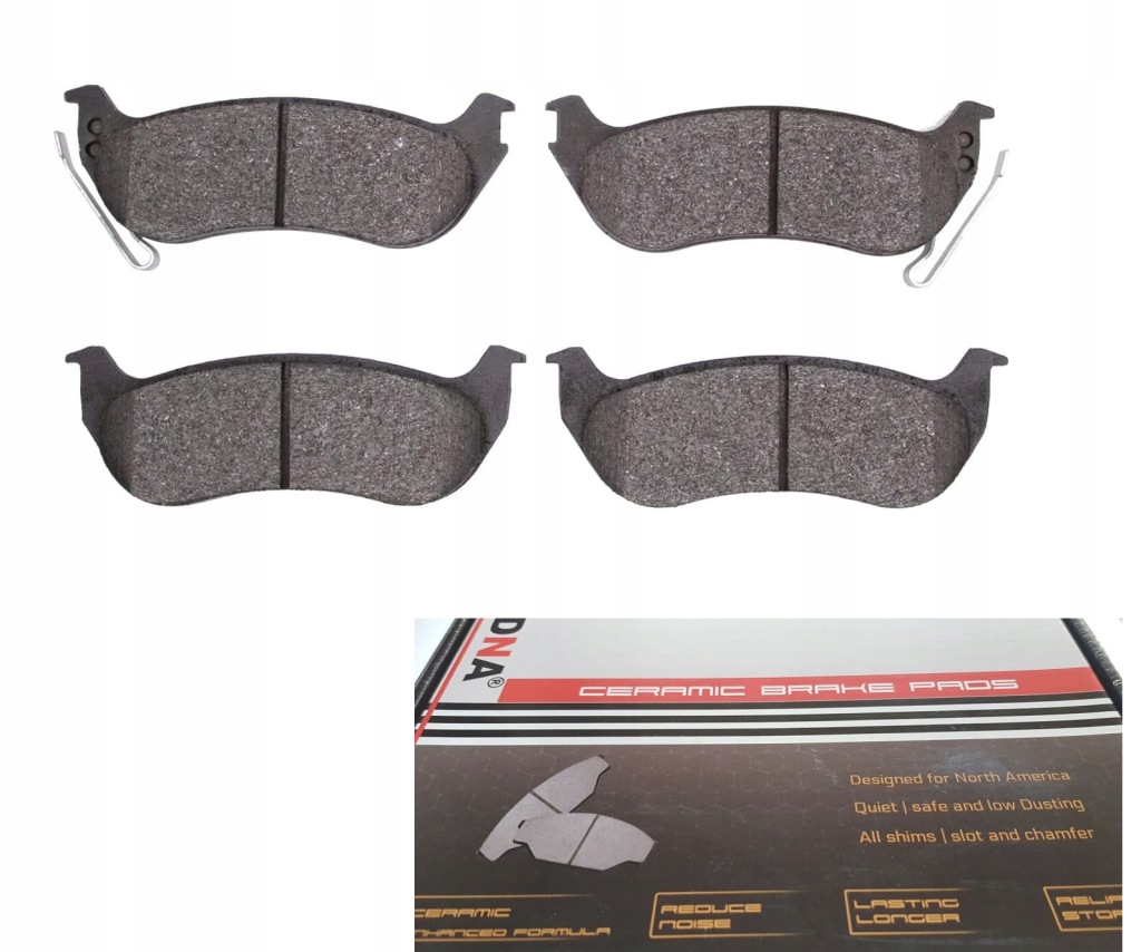 фото №1, Тормозные колодки jeep cherokee liberty wrangler kj tj 02-07