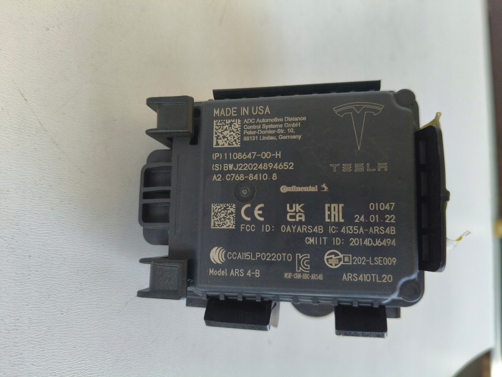 фото №1, Радар distronic acc датчик tesla 1108647