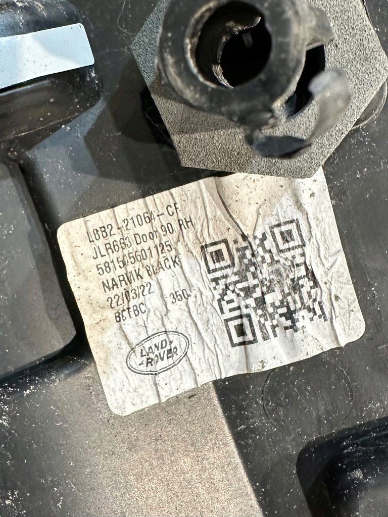 фото №9, Land range rover defender накладка молдинг панель двері rh l8b2-21064-cf
