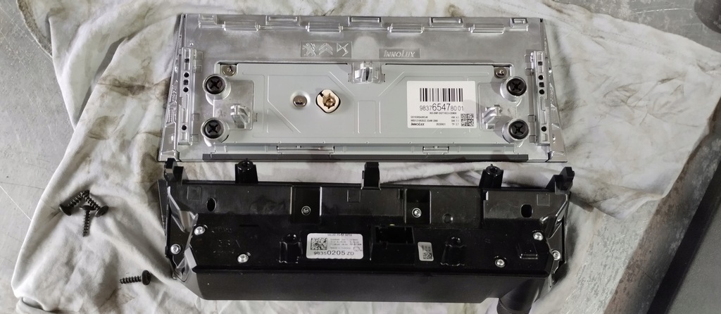 фото №9, Дисплей панель кондиционера peugeot 308 iii t10 p5 9837654780