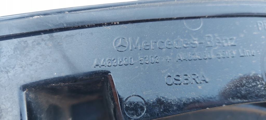 фото №7, Mercedes g-klasa amg 18- молдинг накладка na крыло правая задняя a4638805503