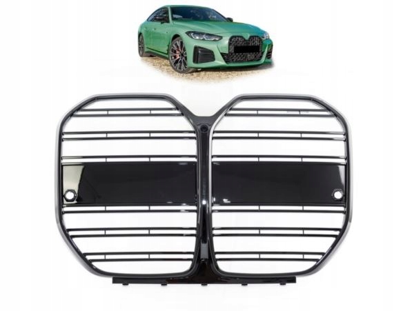 фото №1, Решітка радіатора do bmw 4 g26 gran coupe 2021- dual line