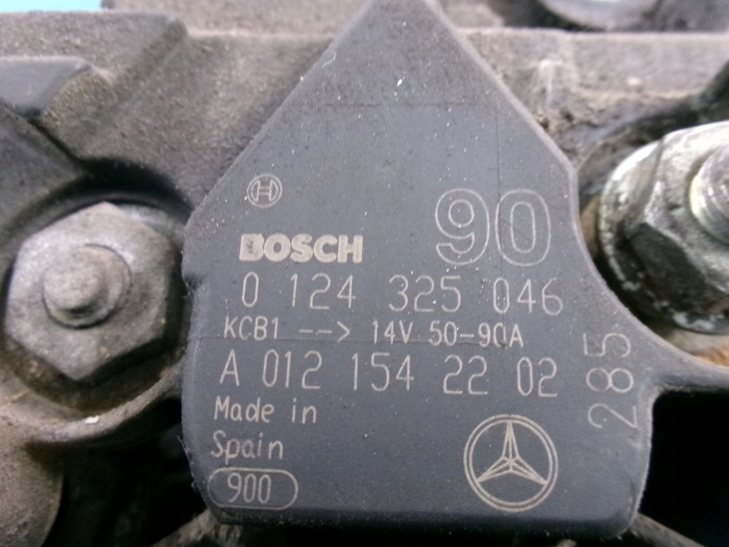 фото №5, Mercedes vito w638 2.2cdi генератор a0121542202 bosch 0124325046