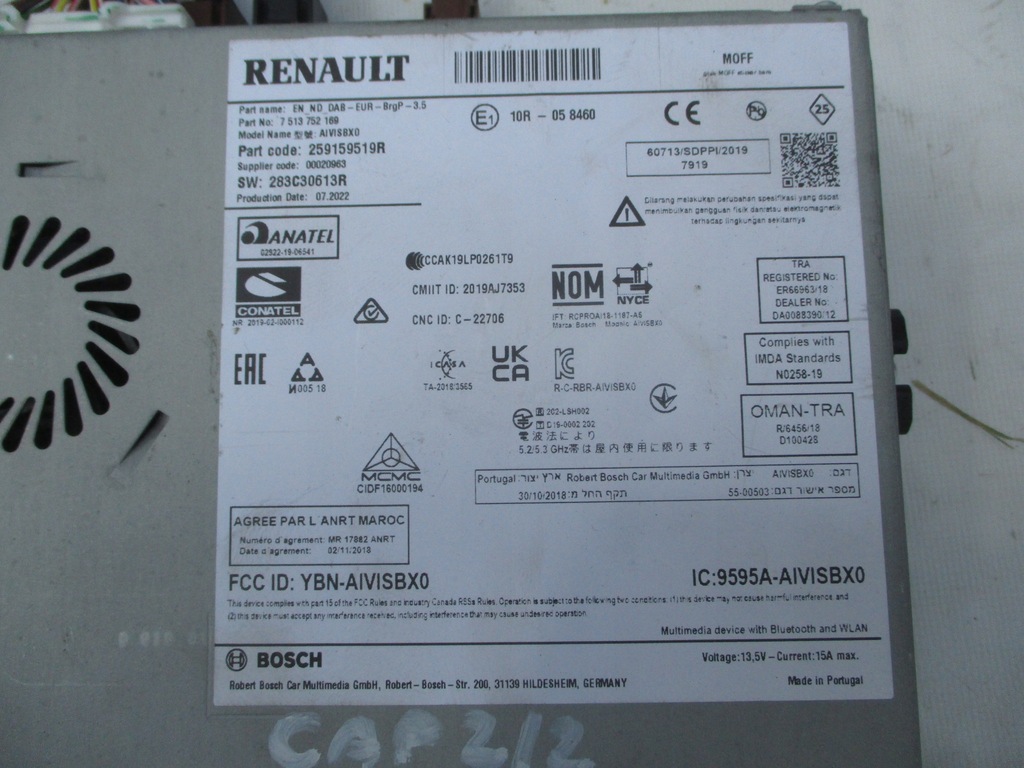 фото №8, Renault captur ii радіо навігація планшет gps комплект 19-24 rok