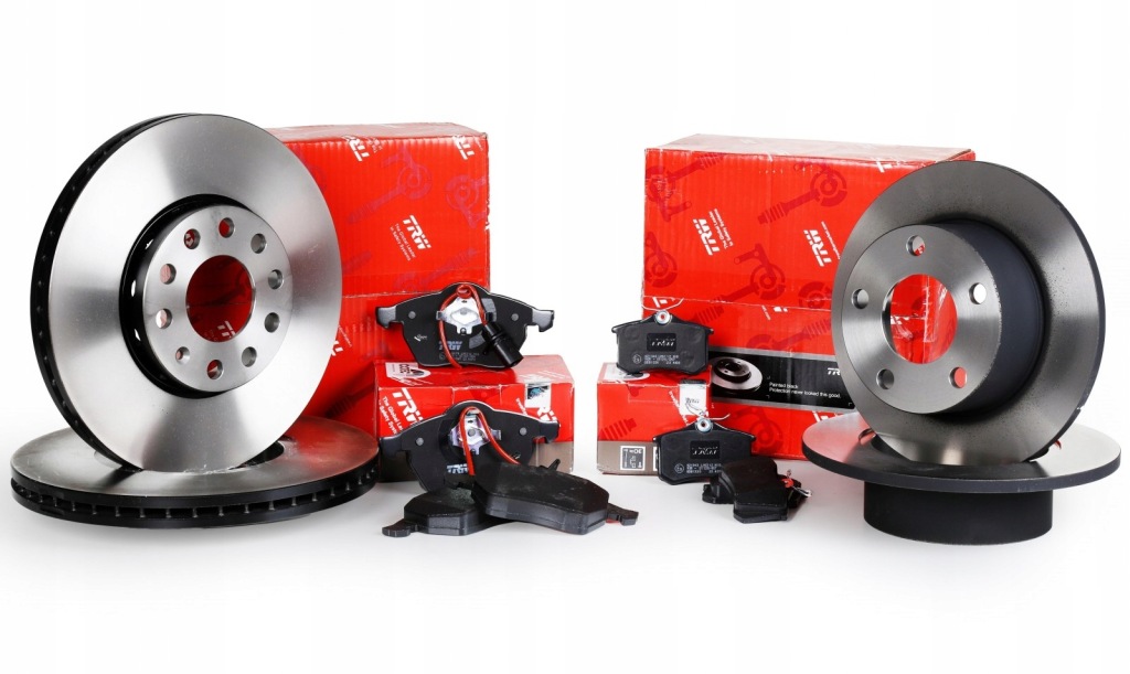 фото №1, Тормозные диски тормозные колодки trw p+t - honda jazz iii 262mm