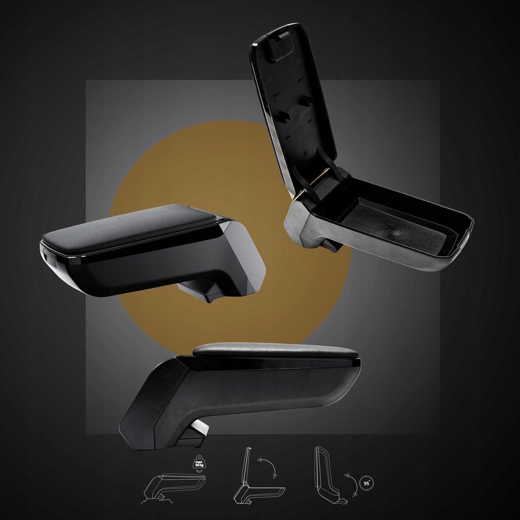 фото №9, Підлокітник регульований ze бардачок do renault zoe 2017-2019