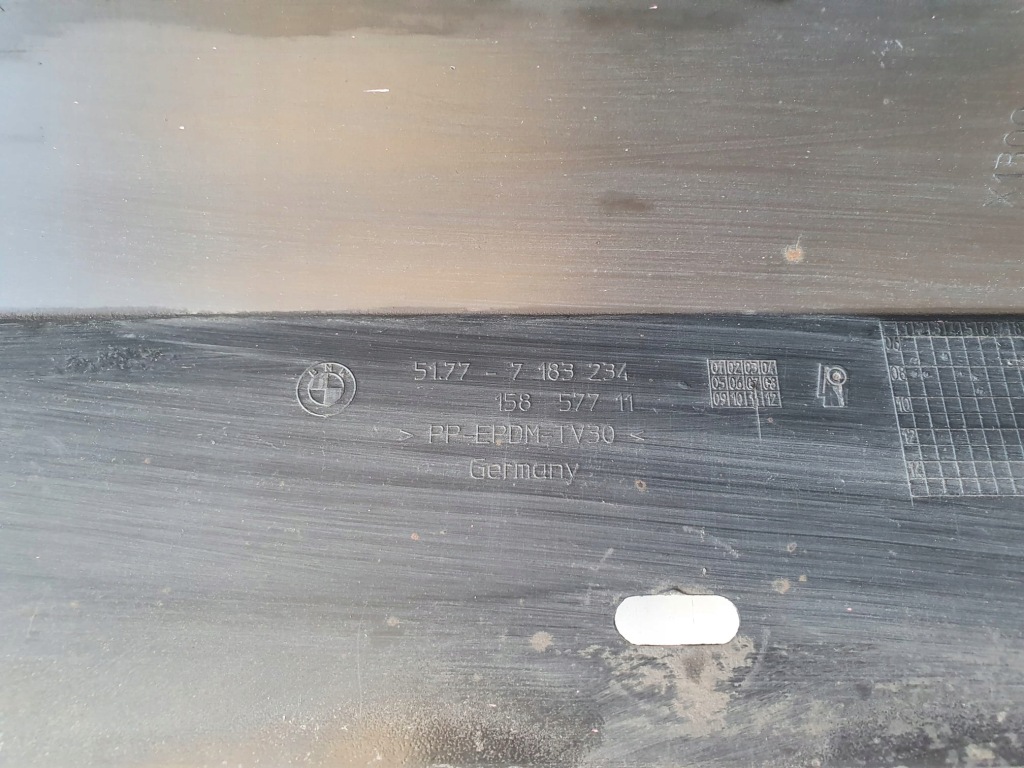 фото №4, Bmw оригинальный номер 7183234 молдинг порог