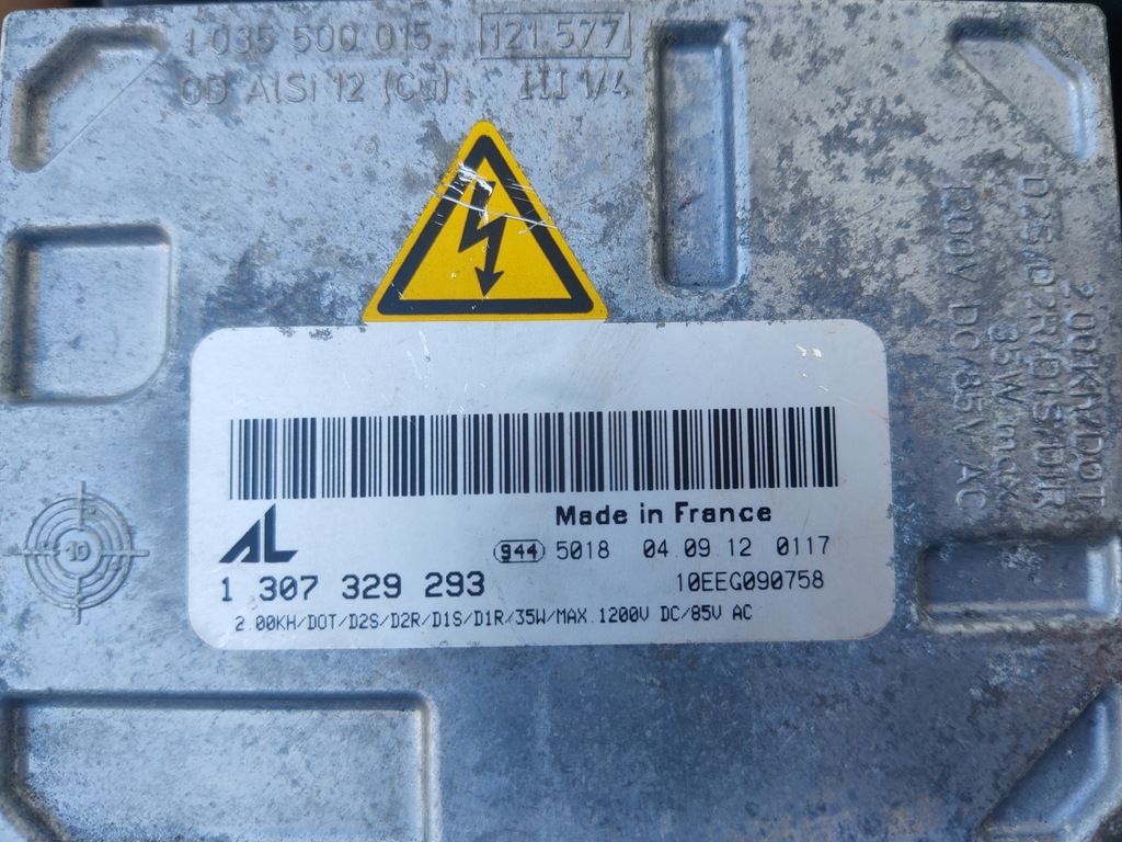 фото №6, Лампа правая перед fiat 500 ксенон