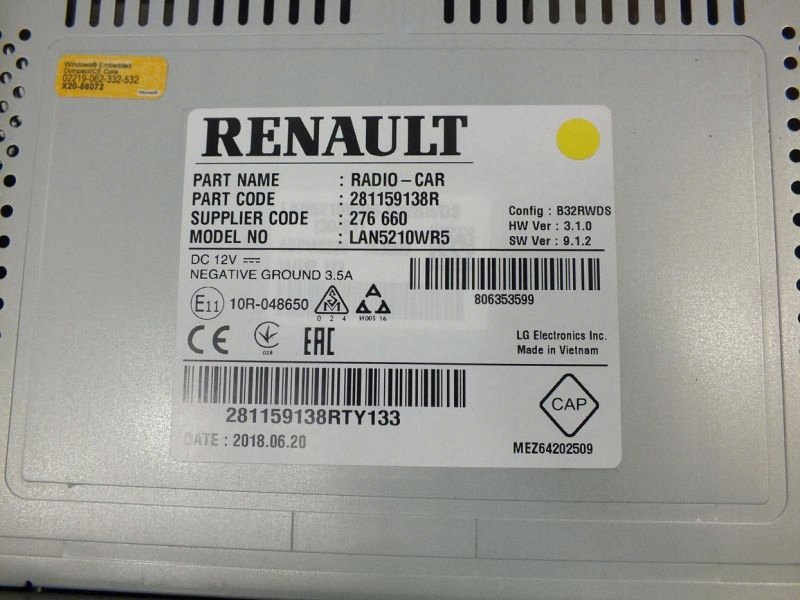 фото №3, Clio iv радио навигация oryg