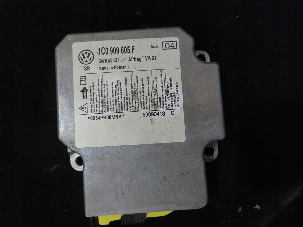 фото №1, Skoda fabia ii модуль air bag 1c0909605f исправный