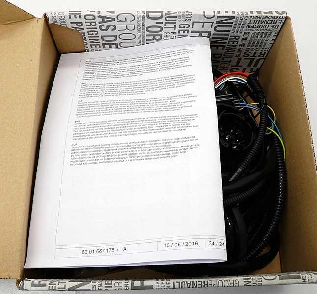 фото №3, Oryg джгут фаркоп 7 pin renault koleos