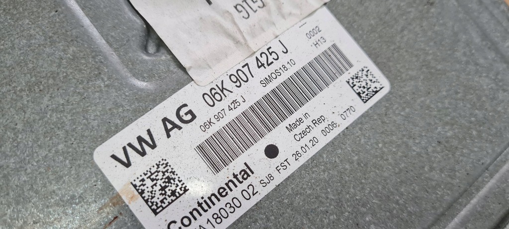 фото №11, Q3 83a бортовий комп'ютер блок керування двигуна 2.0 tfsi 06k907425j vw audi