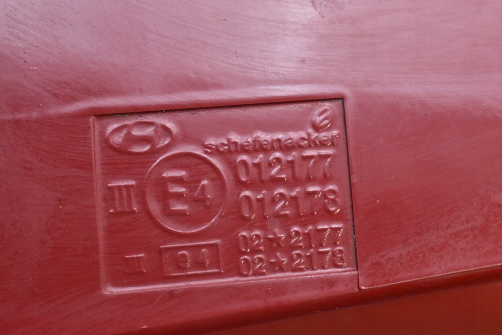 фото №7, Дзеркало ліва червоні eu 012177 hyundai coupe 2 ii 01-05 5 pin