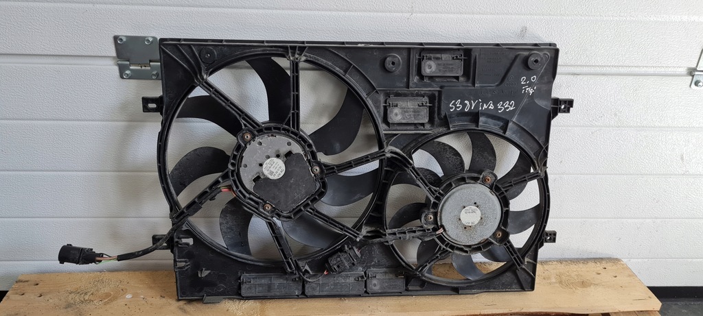 фото №1, S3 8v sedan a3 вентиляторы вентилятор радиатора 2.0 tfsi vw