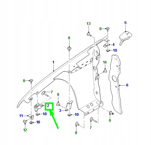 фото №7, Кронштейн jaguar xe r dynamic s 2 0l 2017 2018 2019 2020 оригинальный t2h1315