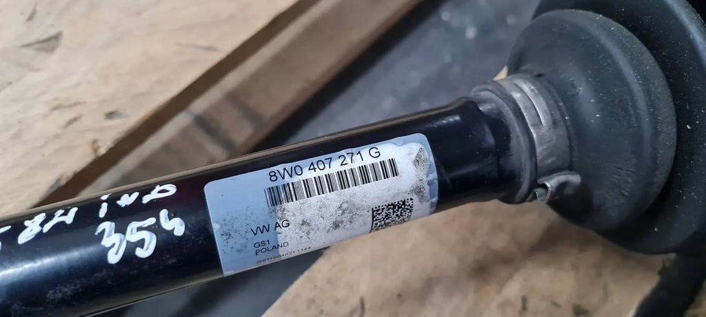 фото №6, S5 8w lift a5 приводной вал левая правая 3.0 tfsi 8w0407271g s4 b9 8w a4