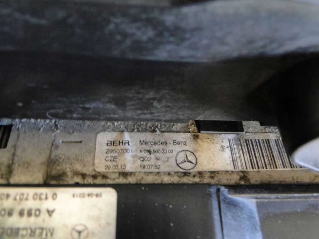 Купити Mercedes радіатор nt води кондиціонера вентилятор 650 w s klasa 217 w217