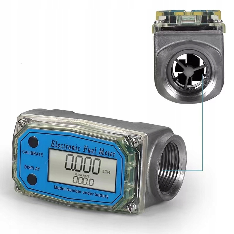 Mini цифровий витратомір turbinowy вимірювач Оригінал