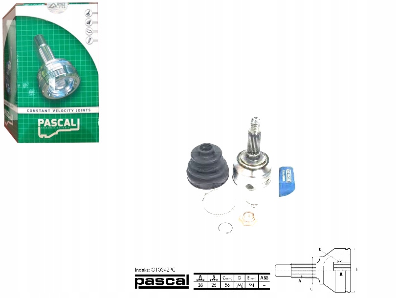 фото №1, Шарнір привідний зовнішній kia carnival i carniva