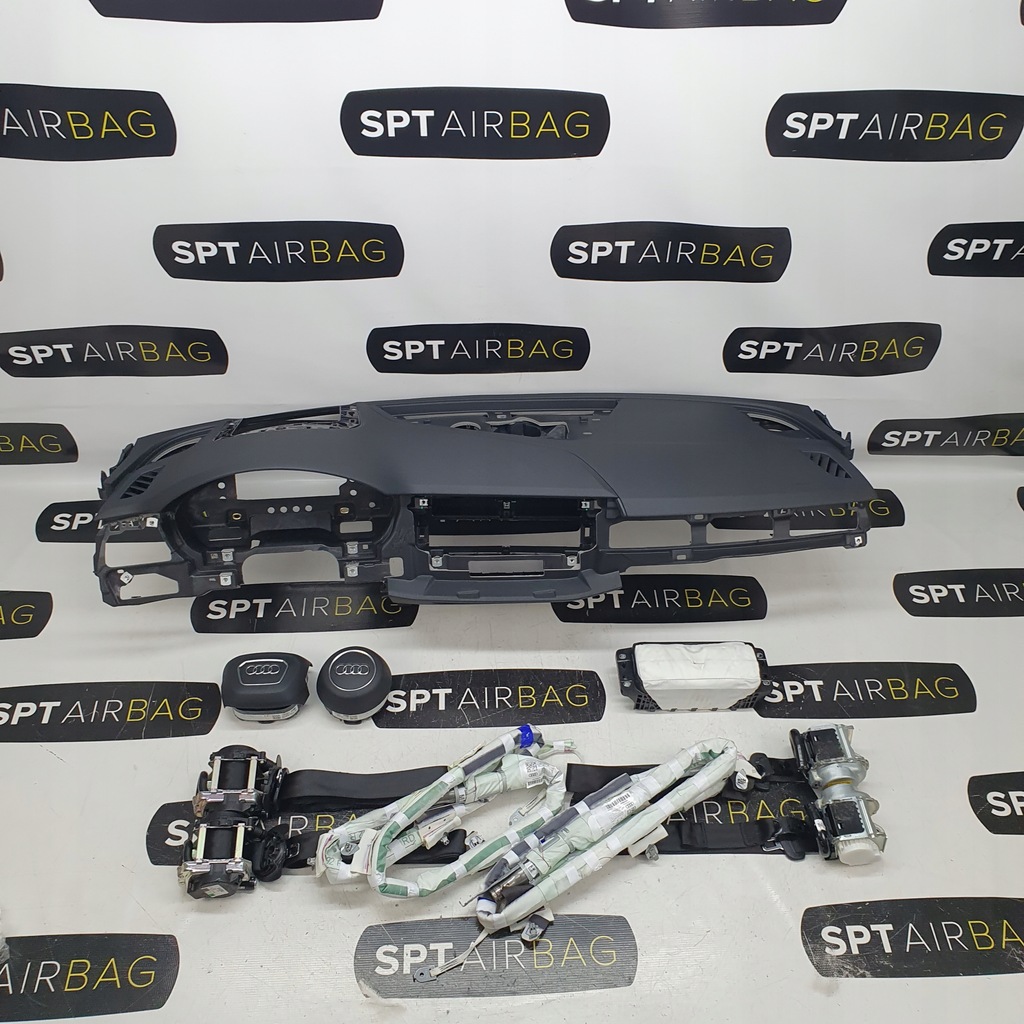 фото №1, A4 b9 a4 8w приборная панель консоль подушки безопасности ремни подушка безопасности