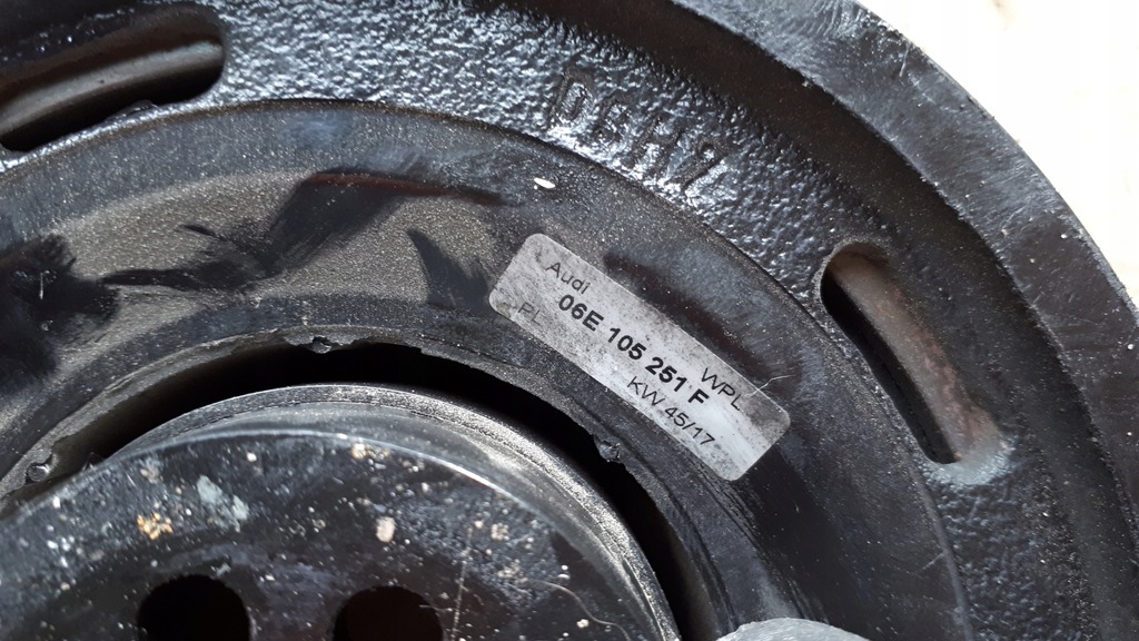 фото №9, S4 b8 шкив коленчатого вала 3.0 tfsi s5 06e105251f