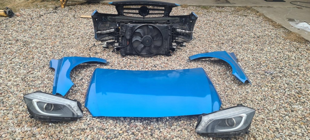 фото №1, Mercedes w176 kompletny перед amg led bi ксенон капот бампер pas 162