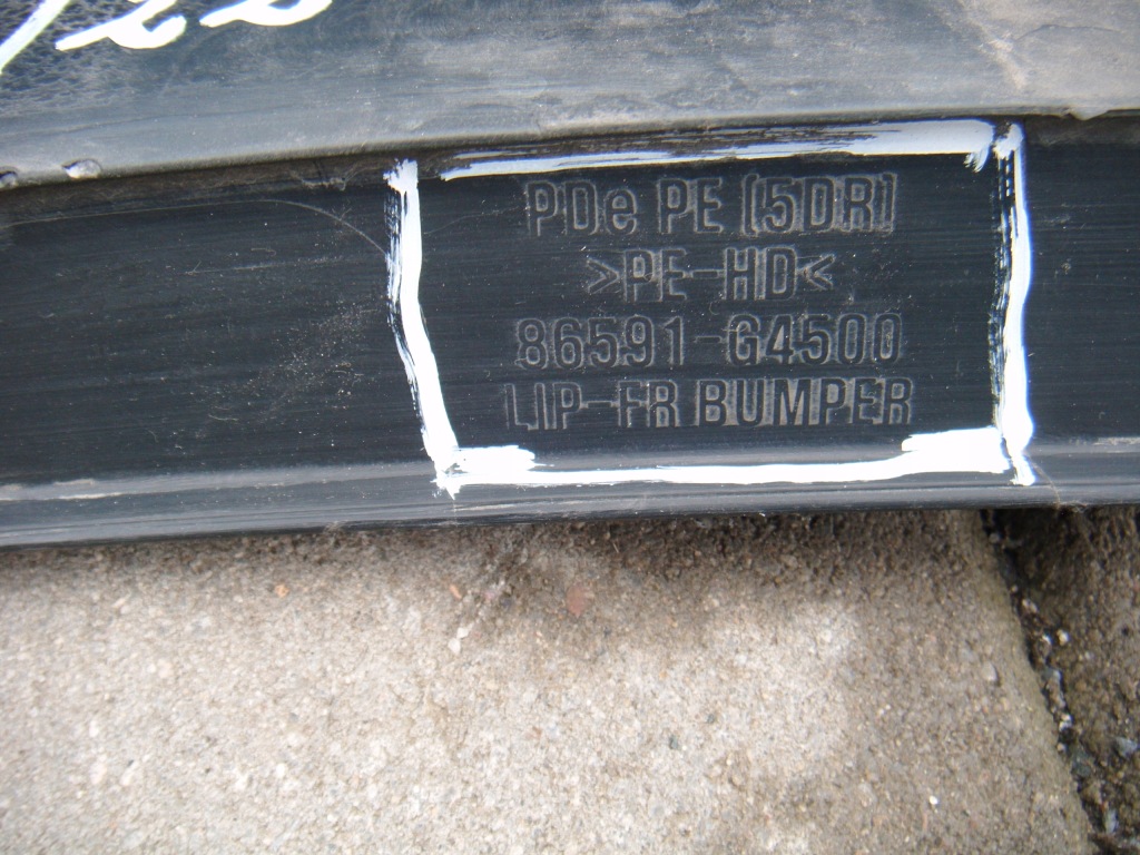 фото №10, Hyundai i30 3 iii спойлер накладка-спойлер бампер перед 86591g4500