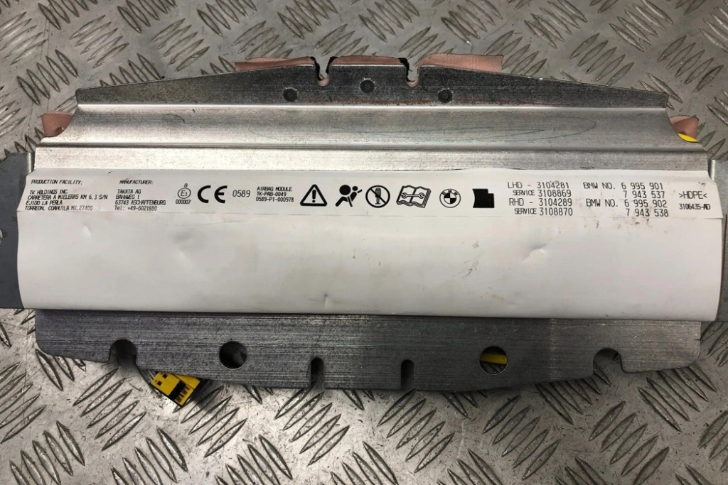 Подушка подушка безопасности пассажира bmw x5 e70 3104289ae 3.0l дизель 173kw 2008 с Разборки