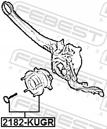 фото №2, Febest 2182-kugr ступица колеса