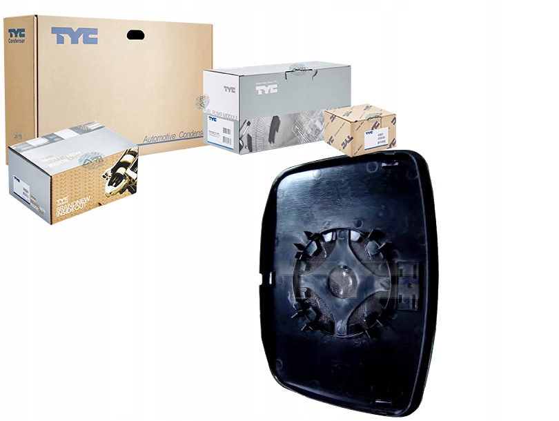 фото №1, Tyc 321-0045-1 скло дзеркало, дзеркало зовнішнє