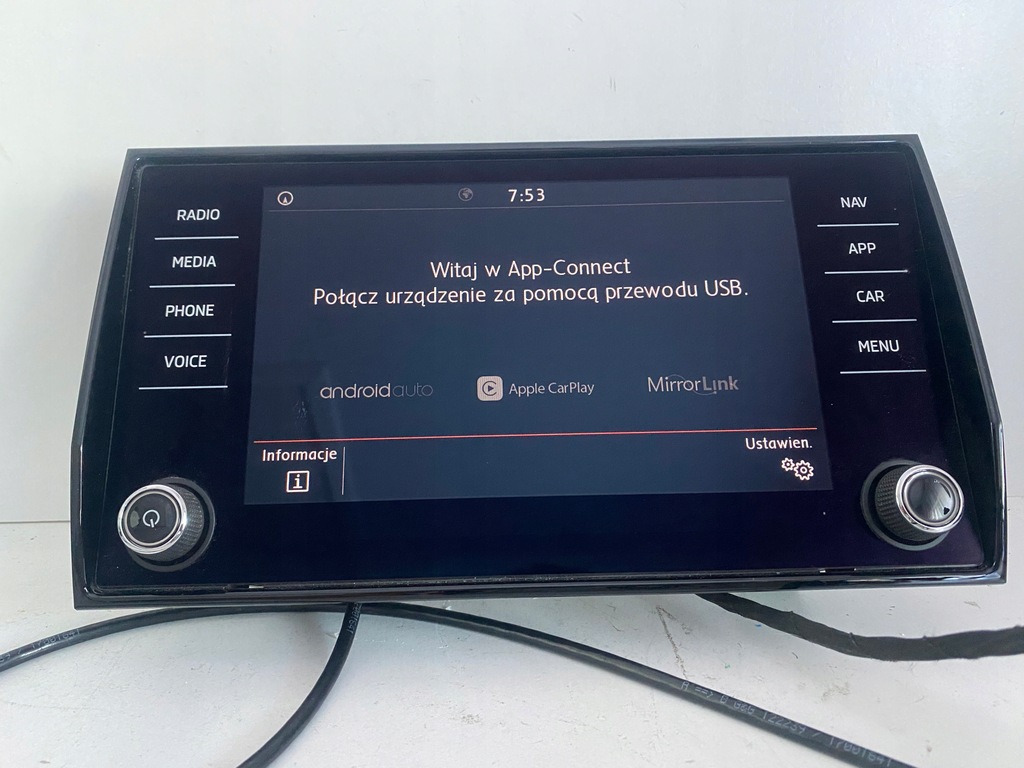 фото №1, Sat nav mib2 экран 8' радио skoda kodiaq karoq