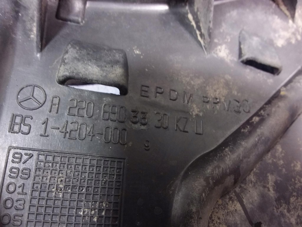 фото №6, Mercedes s w220 подкрылок задняя левая a2206903330