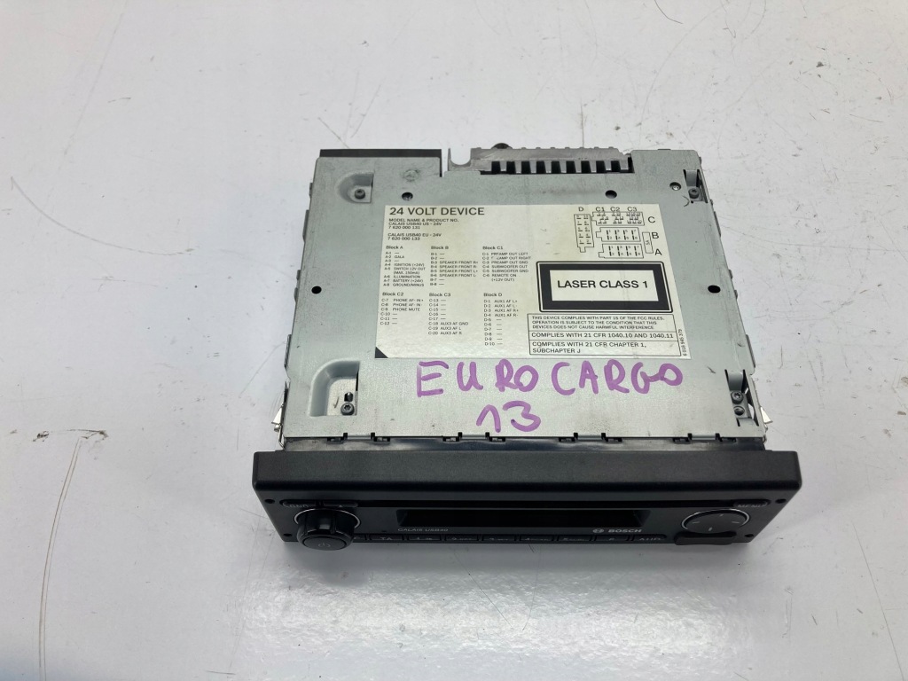фото №2, Iveco eurocargo радио bosch calais usb40 7620000133