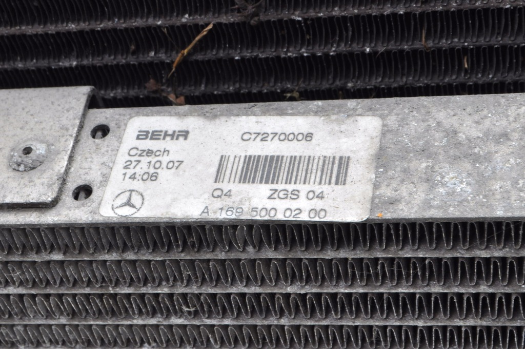 фото №9, Mercedes klasa b w245 радіатор комплект a1695003004 a1695000200 a1695000000
