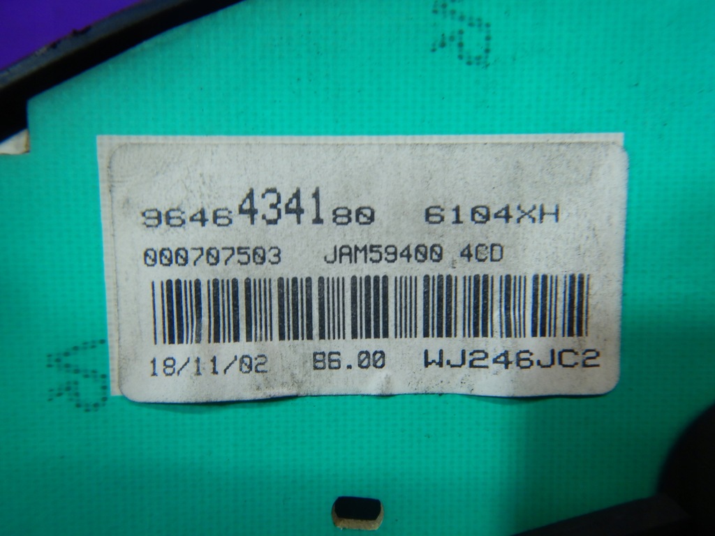 фото №4, Citroen berlingo i 2.0 hdi лічильник 9646434180