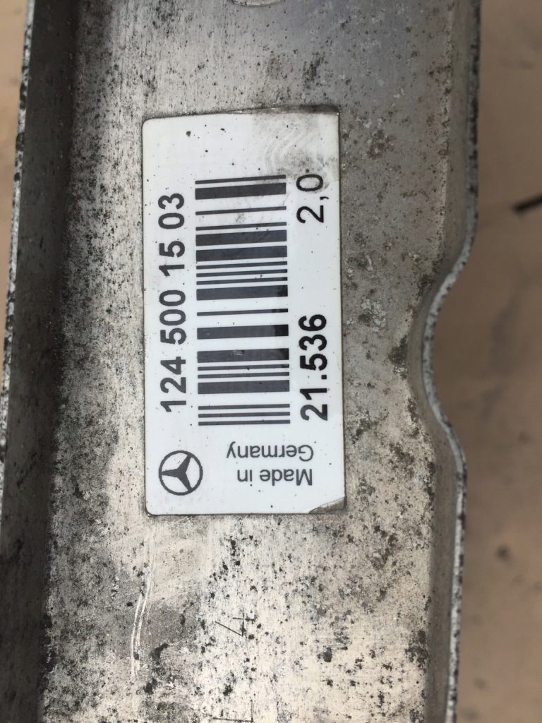 Mercedes радиатор воды a1245001503 с Разборки