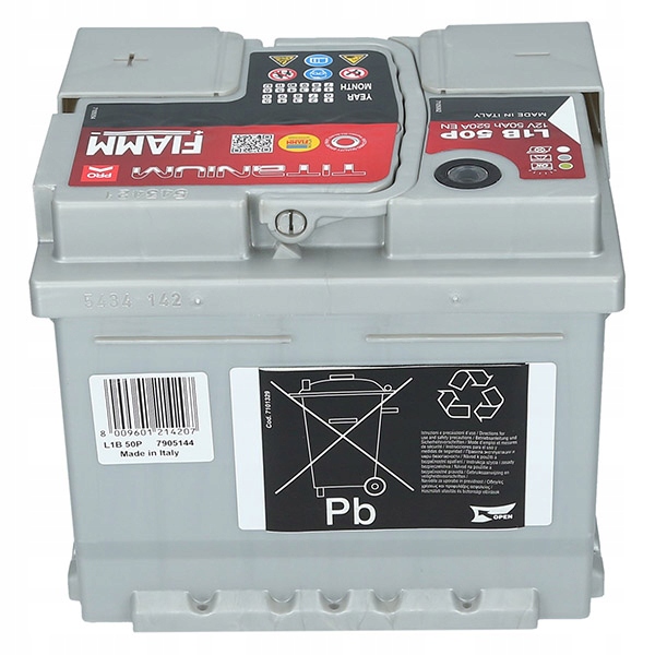 фото №5, Акумулятор fiamm titanium pro 50ah 520a l1b50p - 12 kg +p