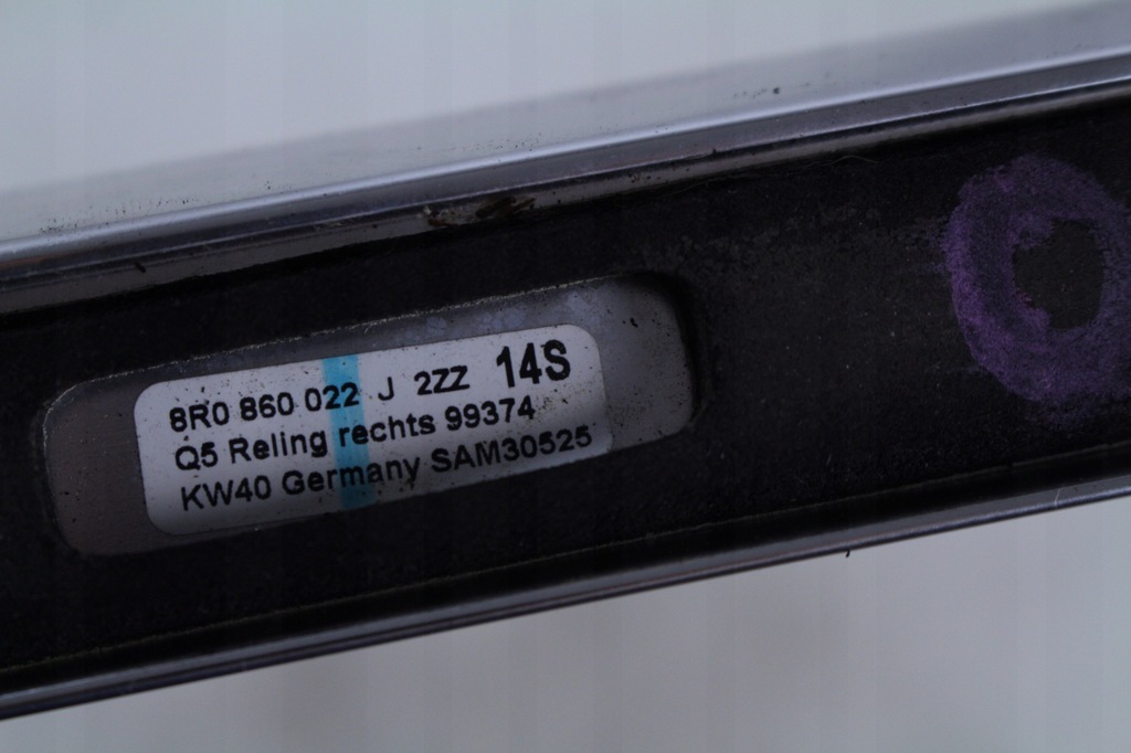 фото №6, Рейлинг крышный правый audi q5 13r .