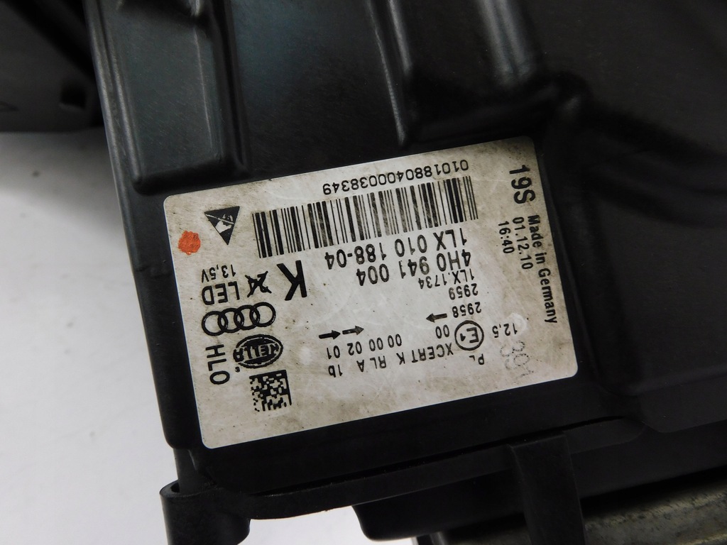 фото №14, Audi a8 d4 4h лампа права full led комплектна