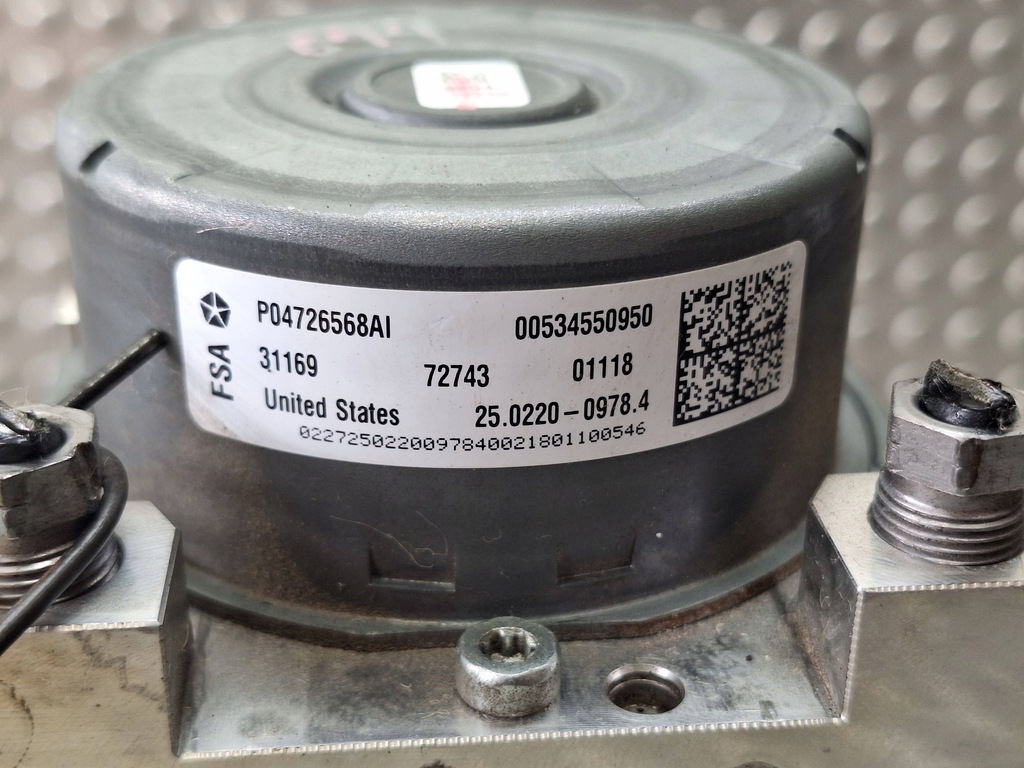 фото №8, Насос блок керування abs 28.5159-0707.3 00534550950 p04726568ai jeep compass ii