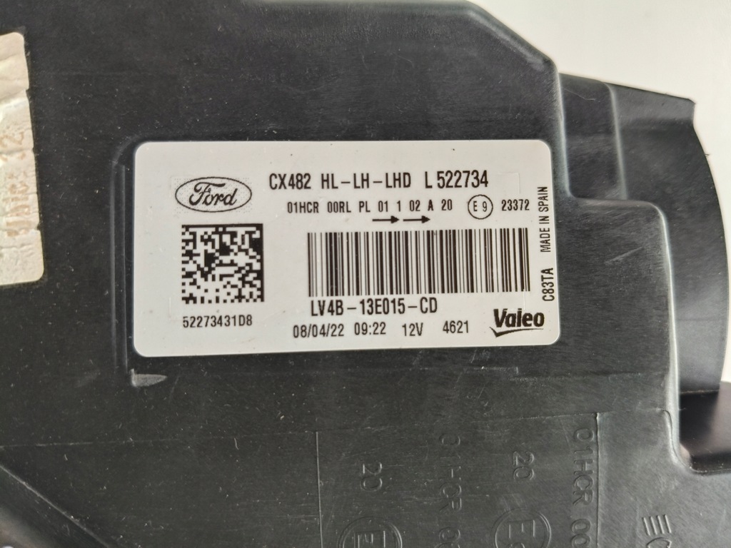 фото №9, Лампа ліва фара ford kuga mk3 19- led