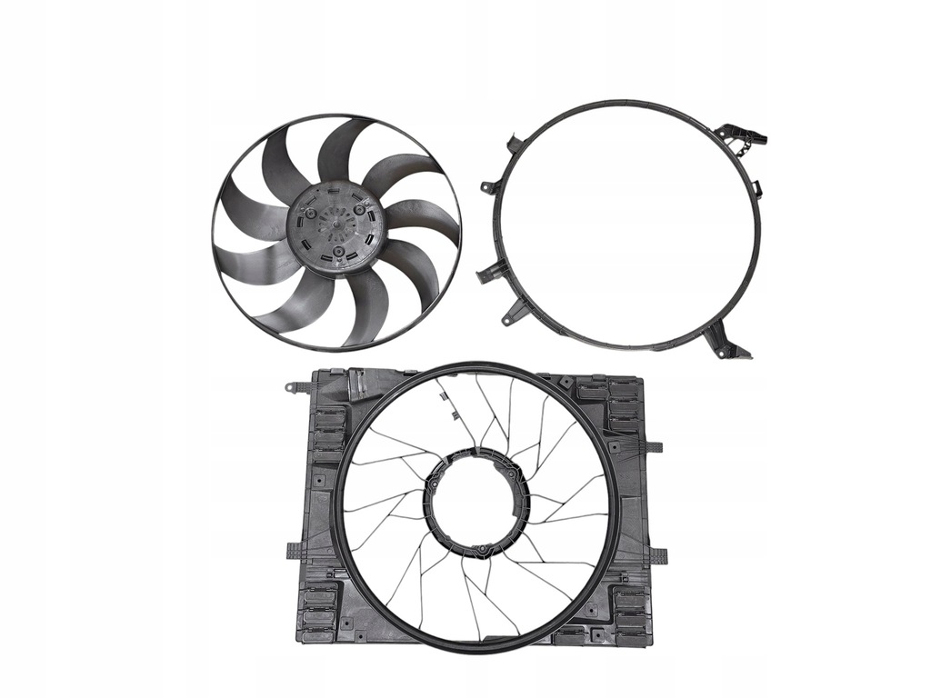 фото №1, Лопать вентилятор рамка колесо радіатор mercedes cls c257