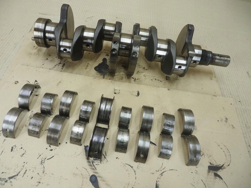 фото №16, Hyundai h1 2001r 2.5 td d4bf wał коленчатый вкладыши