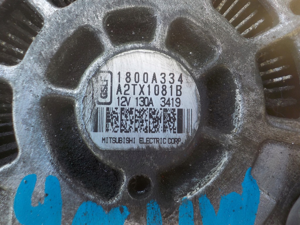 фото №10, Mitsubishi outlander iii asx 1.8 2.2 did генератор 1800a334