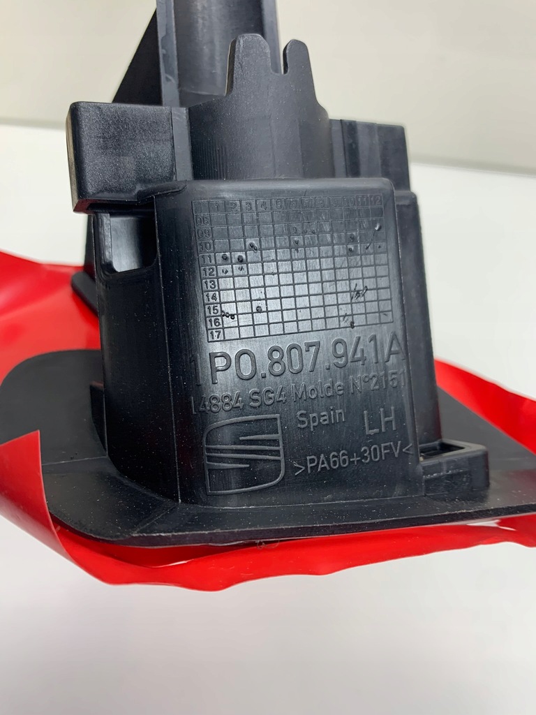 фото №7, Seat leon ii кронштейн распылителя фара левый 1p0807941a