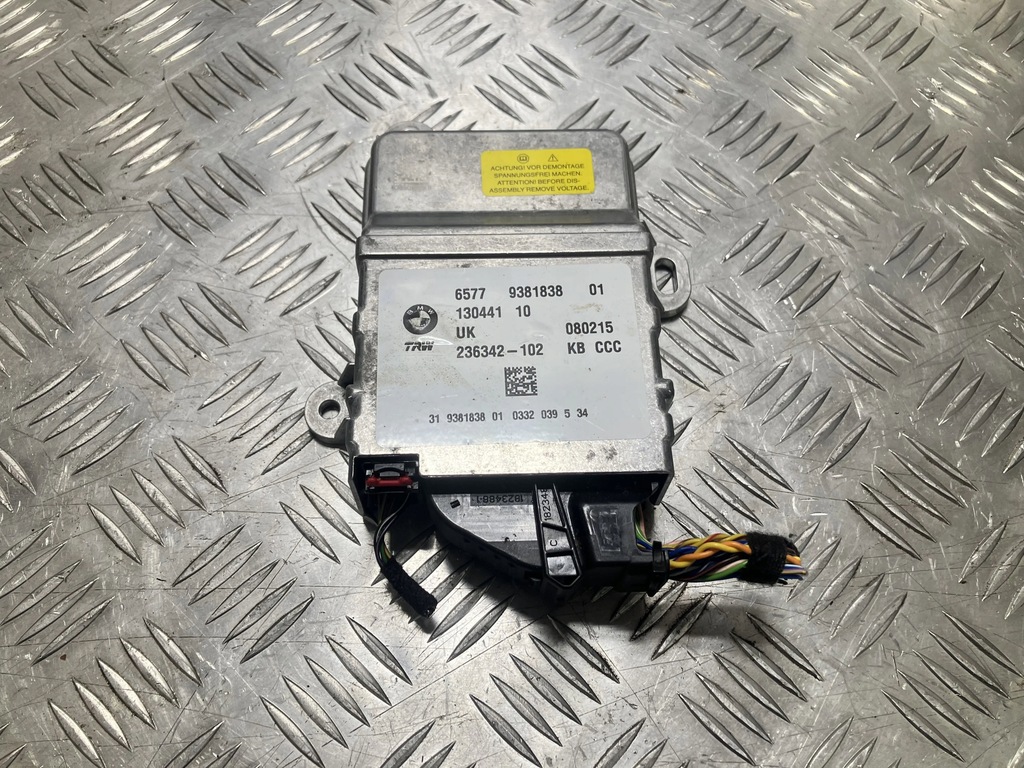 фото №1, Модуль блок керування подушка безпеки bmw i3 i01 9381838