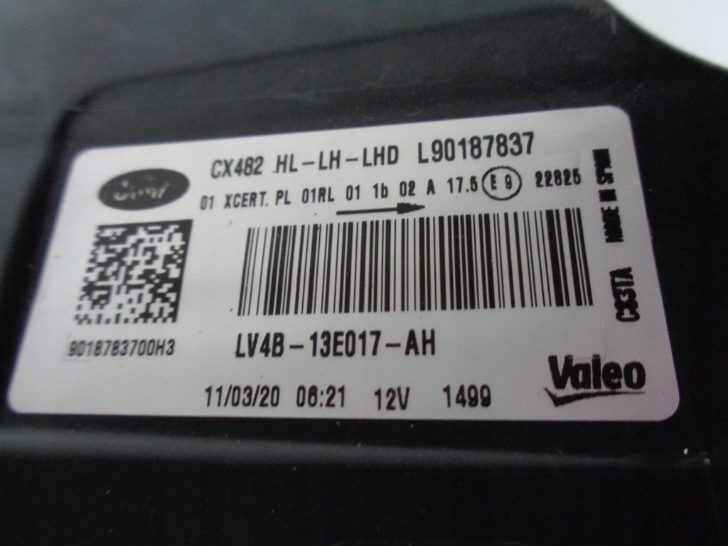 фото №13, Лампа ліва фара ford kuga mk3 19- full led