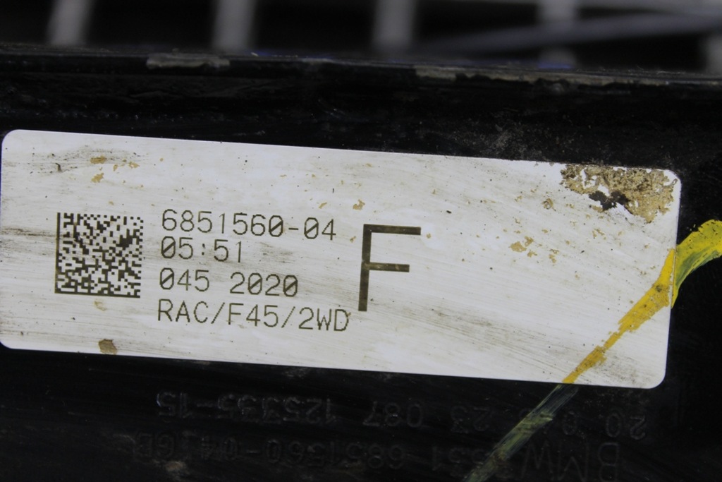 фото №9, Подрамник задние bmw f40 6851560 2.0l дизель 110kw 2020