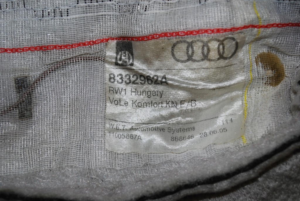 фото №11, Кожа спинка сиденье czarna audi a8 d3 комфорт