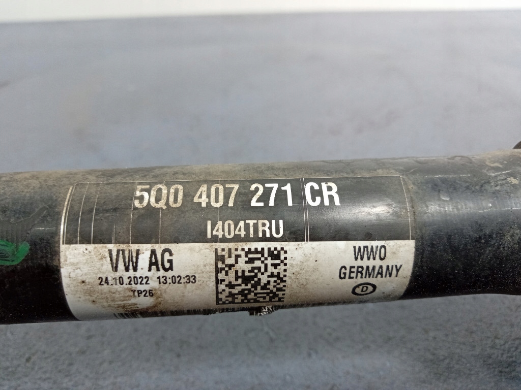 Octavia iv 2.0 tdi приводной вал левая перед 5q0407271cr в Украине